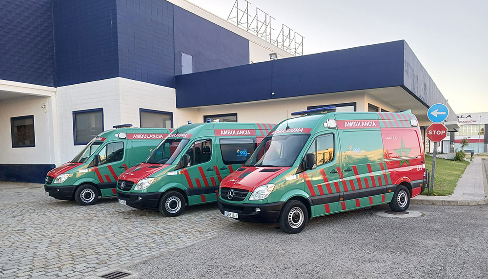 ambulancias donacion marruecos