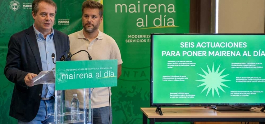 Antonio Conde presenta Mairena Al Día, un plan con 11,3 millones para modernizar los servicios esenciales del municipio