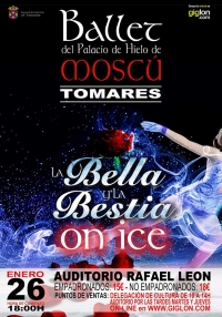 El ballet ruso del palacio de hielo de Mosc&uacute; llega a Tomares con "La Bella y la Bestia" el 26 de enero