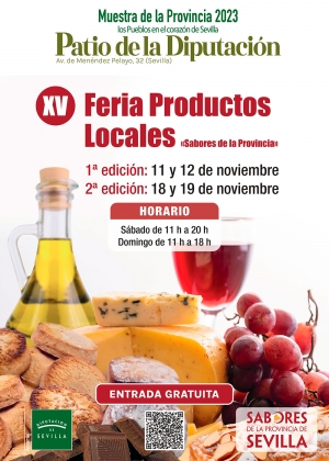 XV Feria de Productos Locales &lsquo;Sabores de la Provincia de Sevilla&rsquo; (1&ordf; edici&oacute;n), este s&aacute;bado 11, y el domingo 12 de noviembre