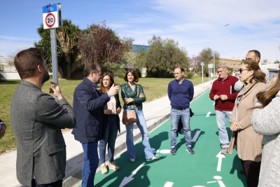El carril bici del PISA entra en funcionamiento y conecta con el Metro