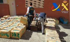 Aprehendidas casi cuatro toneladas de hach&iacute;s en Isla Mayor