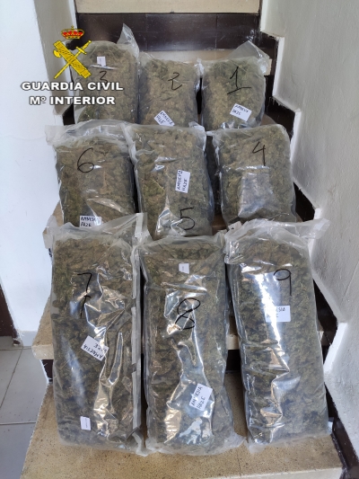 La Guardia Civil detiene a una persona por tr&aacute;fico de drogas a trav&eacute;s de empresas de paqueter&iacute;a