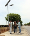 Espartinas y Umbrete instalan 31 farolas de autoconsumo en la carretera A8059