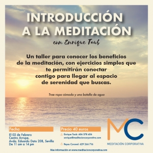 Disfruta de un taller de iniciaci&oacute;n a la meditaci&oacute;n de la mano de Enrique Taub
