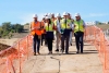 La Junta acelera en las obras del carril BUS-VAO del Aljarafe Norte, que alcanza el 65% de ejecuci&oacute;n