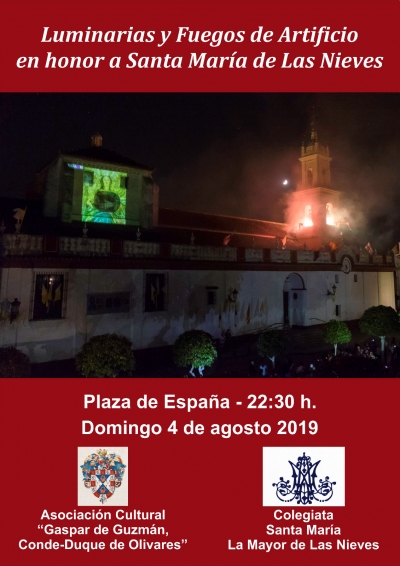 Olivares ofrece ma&ntilde;ana un espect&aacute;culo de luz en honor a la Virgen de las Nieves