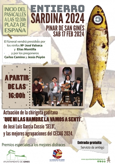 La Chirigota del Selu, este s&aacute;bado d&iacute;a 17 en el Entierro de la Sardina de Gines