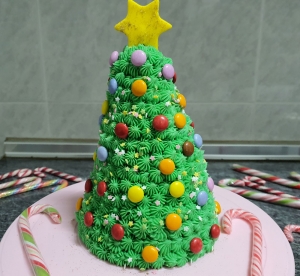 Tarta &aacute;rbol de Navidad