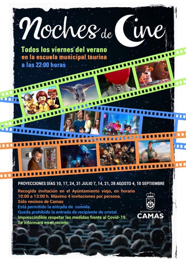 Noches de cine en Camas