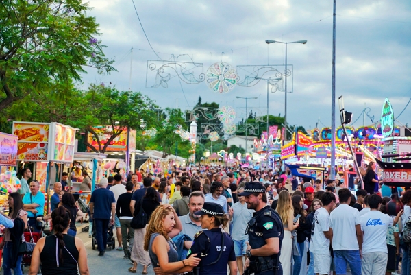 La Feria de Mairena contar&aacute; con cuatro turnos de Polic&iacute;a y vigilancia por dron