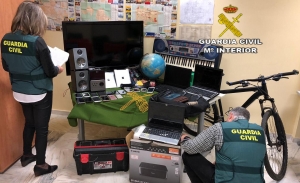 La Guardia Civil detiene a un vecino de Gines por 21 delitos contra la propiedad