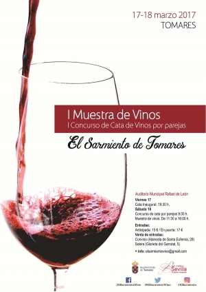 Tomares celebrar&aacute; su I Muestra de Vinos &ldquo;El Sarmiento&rdquo;