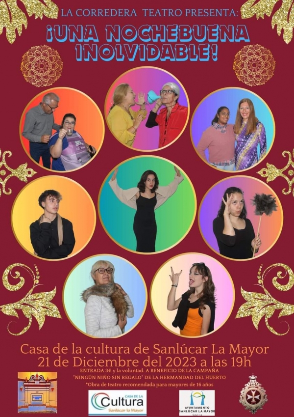 Teatro ben&eacute;fico en la Casa de Cultura de Sanl&uacute;car