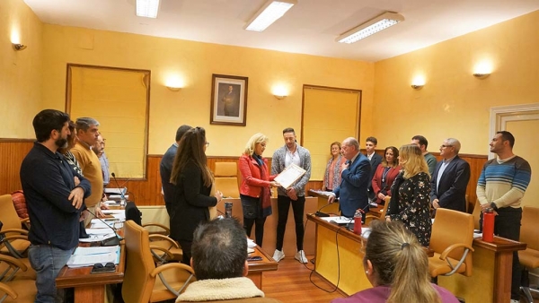 El Pleno Municipal de Castilleja de la Cuesta hace un reconocimiento institucional a Jes&uacute;s Ruiz Prieto por su intervenci&oacute;n en el auxilio a una v&iacute;ctima de la violencia machista
