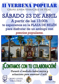 II Verbena Popular en Pilas con el fin de recaudar fondos para la Cruz de Mayo