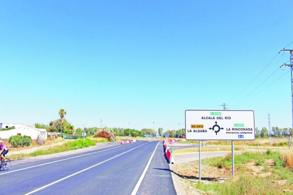Empieza a funcionar la nueva Glorieta que conecta a La Algaba con Sevilla