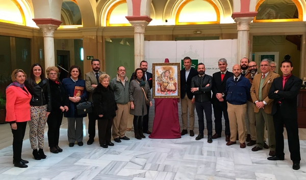 El Ayuntamiento de Salteras y la Hermandad de la Oliva presentan el cartel de las Fiestas Patronales 2016