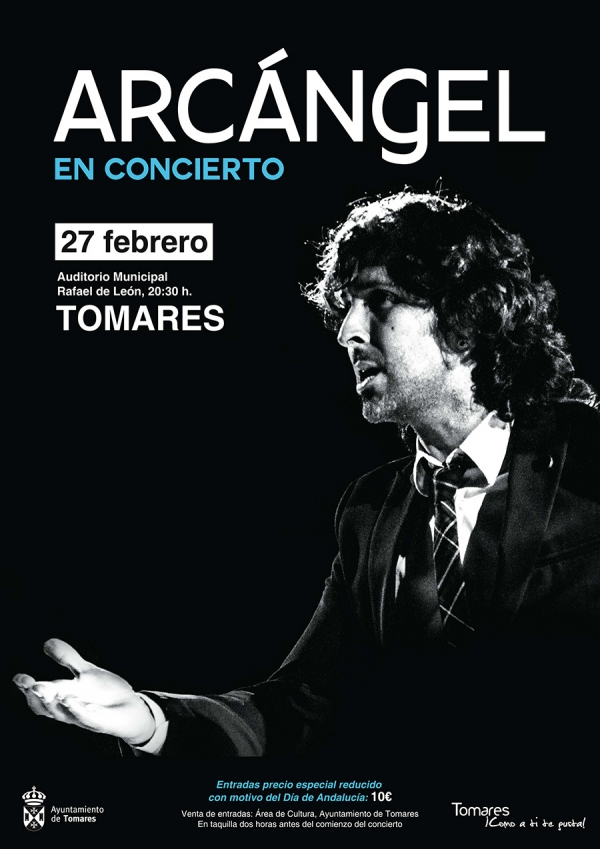 Arc&aacute;ngel act&uacute;a en Tomares el 27 de febrero con motivo del D&iacute;a de Andaluc&iacute;a
