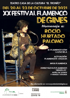 Gines recupera su Festival  Flamenco, hoy mi&eacute;rcoles arranca su vig&eacute;sima edici&oacute;n