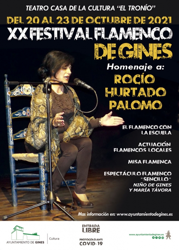 Gines recupera su Festival  Flamenco, hoy mi&eacute;rcoles arranca su vig&eacute;sima edici&oacute;n