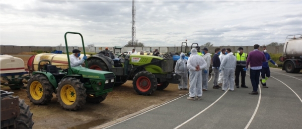 Agricultores y trabajadores municipales desinfectar&aacute;n ma&ntilde;ana las calles del municipio