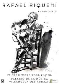 Rafael Riqueni, en concierto en Villanueva del Ariscal