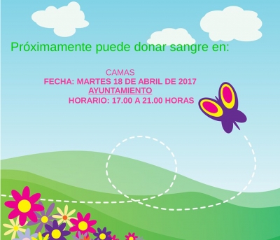 Donaci&oacute;n de sangre hoy en Camas