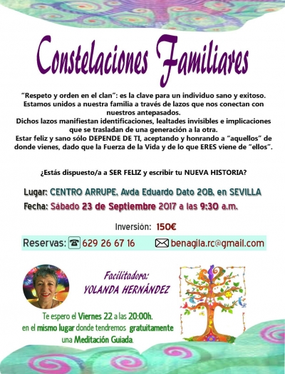 Vuelven las constelaciones familiares con Yolanda Hern&aacute;ndez