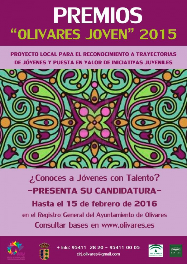 El Ayuntamiento de Olivares convoca la III Edici&oacute;n del Premio Anual "Olivares Joven"