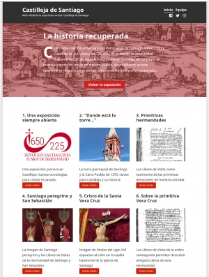La Hermandad de Santiago estrena la primera exposici&oacute;n virtual de la historia de Castilleja