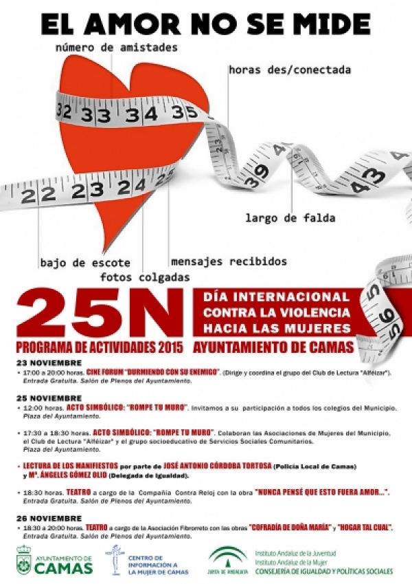 Camas se suma un a&ntilde;o m&aacute;s a la conmemoraci&oacute;n del 25N para condenar la violencia contra las mujeres