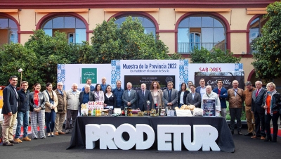 El patio de la Diputaci&oacute;n de Sevilla re&uacute;ne, este fin de semana, los productos gastron&oacute;micos emblem&aacute;ticos de la provincia de Sevilla