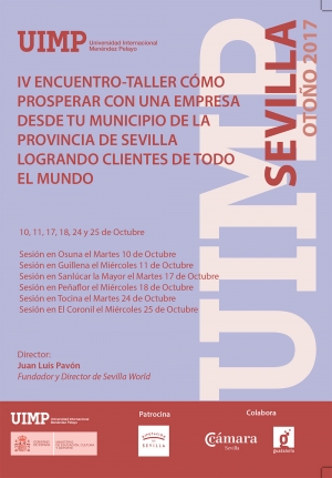 La UIMP comparte casos de &eacute;xito de emprendimiento internacional en la provincia de Sevilla