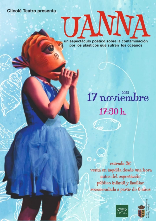 El Teatro Municipal de Olivares ser&aacute; escenario este viernes del espect&aacute;culo 'Uanna, la historia de la ni&ntilde;a pez'
