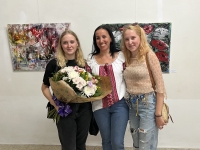 La Feria de la Cultura de Pilas presenta la colecci&oacute;n de pintura de la refugiada ucraniana Yana Romanenko