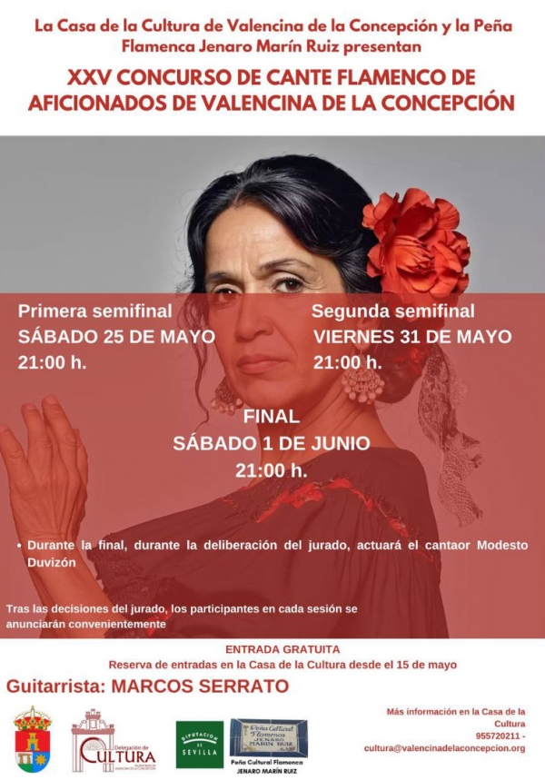 XXV Edici&oacute;n del Concurso de Cante Flamenco Aficionado de Valencina
