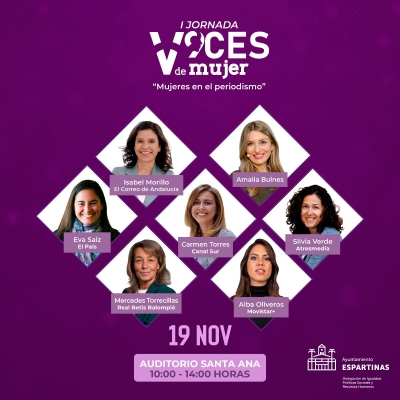 Espartinas acoge 'Voces de mujer', una jornada para reflexionar sobre el papel de la mujer en el periodismo actual