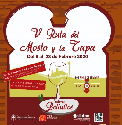 Llega la V Ruta del Mosto y de la Tapa "Saborea Bollullos"