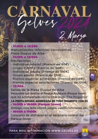 El Carnaval de Gelves 2024 se celebrar&aacute; el s&aacute;bado 2 de marzo