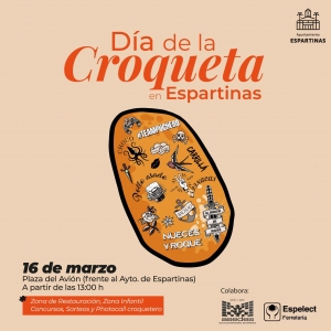 Espartinas celebra este s&aacute;bado su d&iacute;a de la croqueta con m&aacute;s de 20 propuestas de este manjar