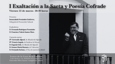 I Exaltaci&oacute;n a la saeta y poes&iacute;a cofrade en Bollullos de la Mitaci&oacute;n