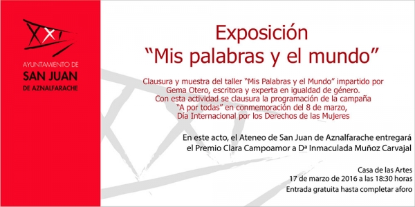 San Juan de Aznalfarache entrega el primer Premio Clara Campoamor