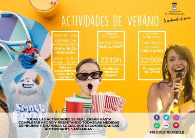 Castilleja de la Cuesta contar&aacute; con un amplio Programa de Verano con 45 actividades para todas las edades que dinamizar&aacute; la Cultura ante el inicio de la nueva normalidad