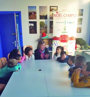 El proyecto No&euml;l Campus de la Fundaci&oacute;n Cajasol permite que 150 familias andaluzas concilien durante la Navidad